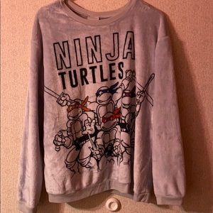 Soft Gray Ninja Turtle Sweatshirt